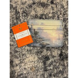 Thomas Kinkade Scenic Printed Card Wallet Multicolor Sea of Tranquility